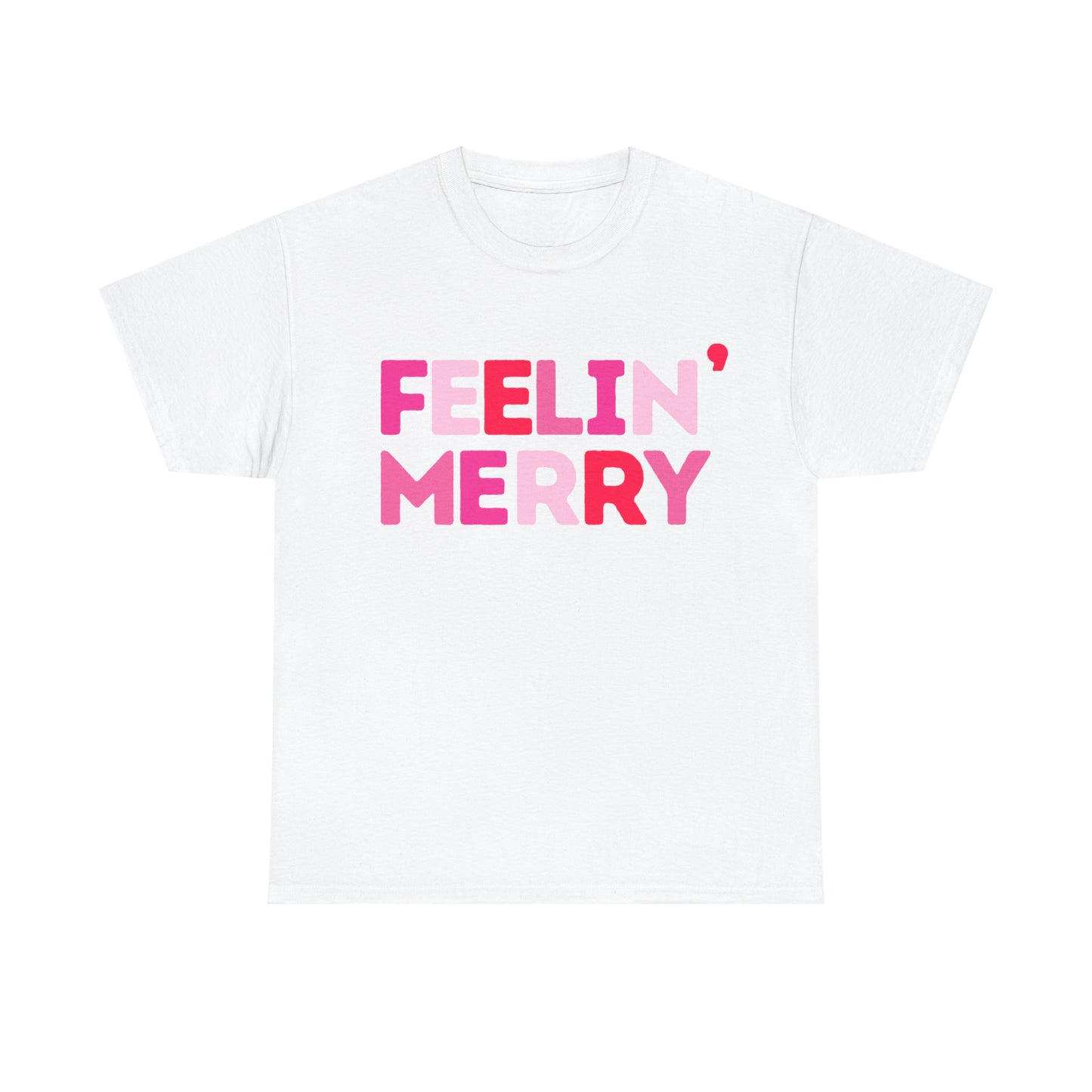 Feelin' Merry Unisex Heavy Cotton Tee