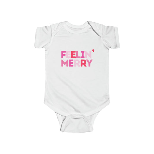 Feelin' Merry Infant Fine Jersey Bodysuit