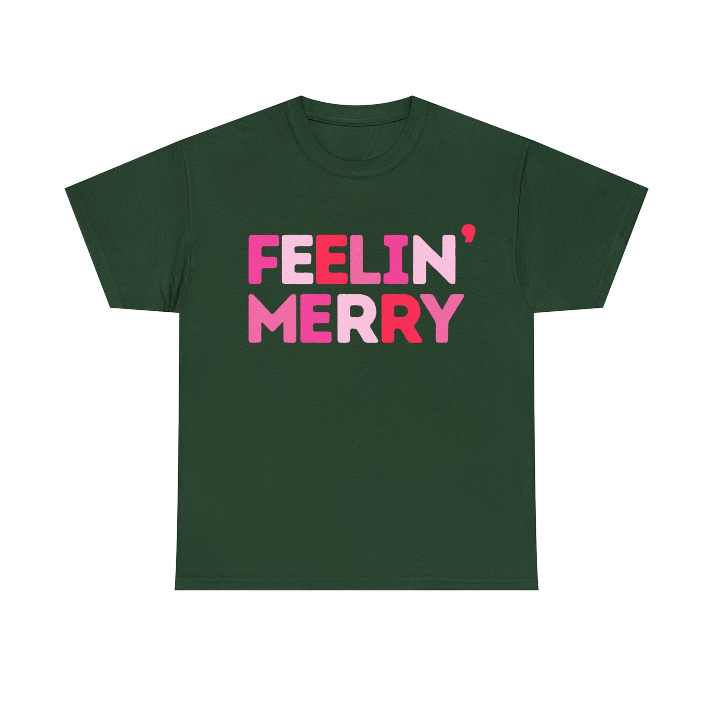 Feelin' Merry Unisex Heavy Cotton Tee